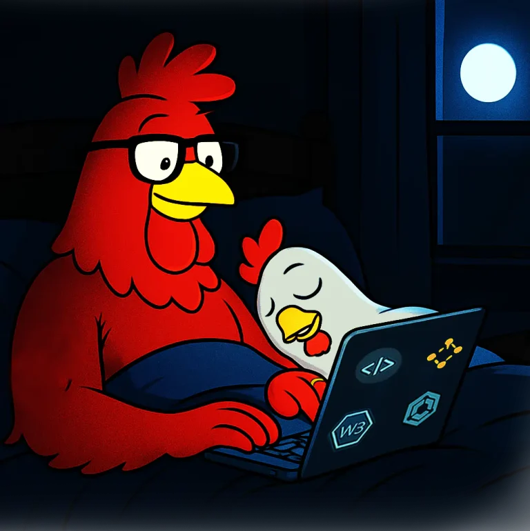W3rooste and his wife in the bed-🧠 W3Rooster is a Builder of Transparent, Decentralized Crypto Tokens, crafting legacy tokens with precision and integrity — no venture capital, no shortcuts- mobile version