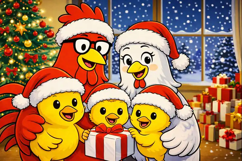 W3Rooster-Merry Christmas