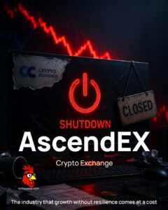 AscendEX's Shutdown Is a Reminder That Trust Is Web3's Most Valuable Asset 2 7.9.2026 W3Rooster. AscendEX's Shutdown. Crypto Exchange