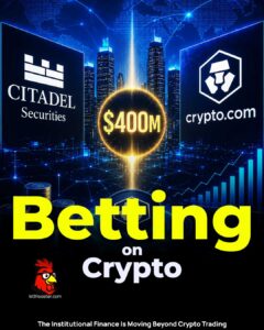 Citadel's $400 Million Bet on Crypto.com Signals That Institutional Finance Is Moving Beyond Crypto Trading 5 Citadel's $400 Million Bet on Crypto.com Signals That Institutional Finance Is Moving Beyond Crypto Trading