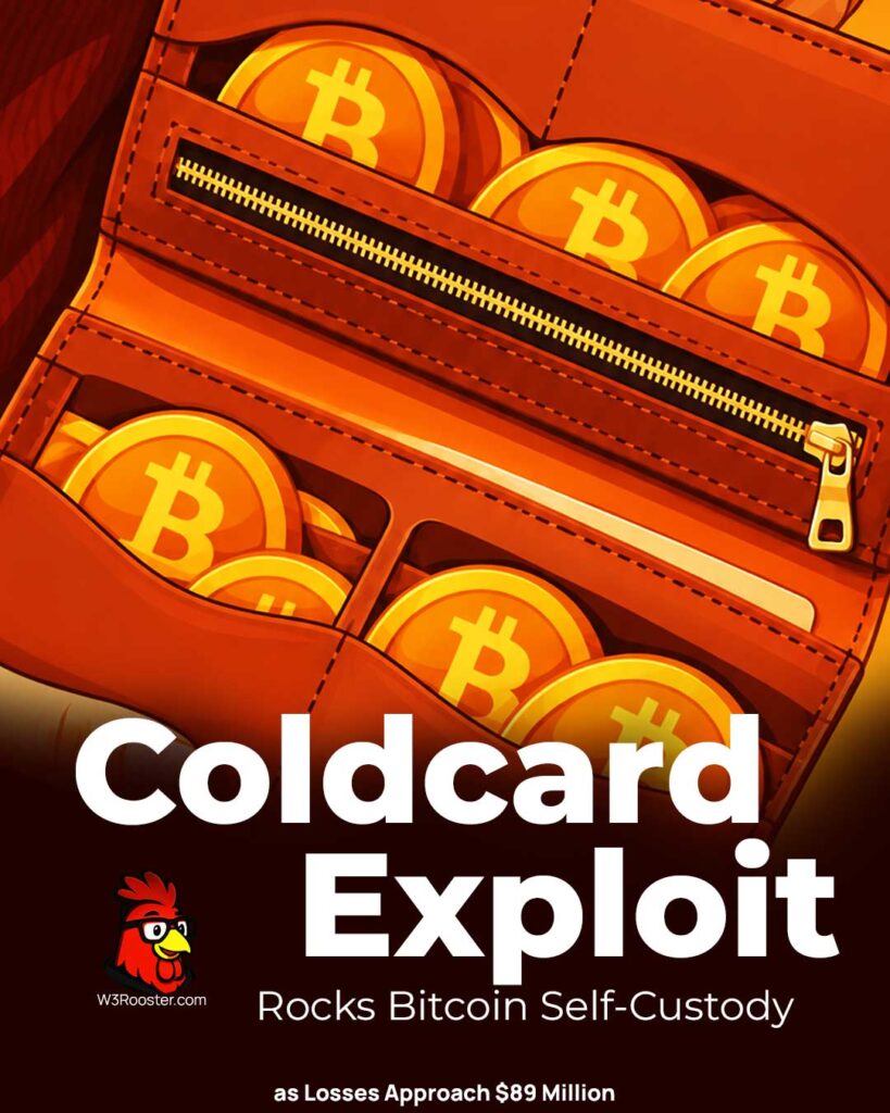 Coldcard Exploit Rocks Bitcoin Self-Custody as Losses Approach $89 Million 1 Coldcard Exploit Rocks Bitcoin Self-Custody as Losses Approach $89 Million