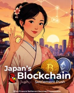 Japan’s Blockchain Settlement Push Could Redefine How Financial Markets Move Money