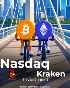 Nasdaq Just Bet $100 Million on Kraken. Who Will Control the Tokenized Stock Market?