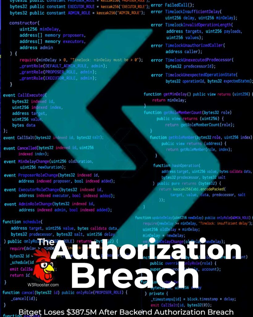 Bitget Loses $387.5M After Backend Authorization Breach
